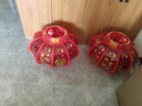 目送2026旋转灯笼大门阳台新年七彩走马灯春节过年乔迁挂的led电彩灯 七彩豪华全闪款【投影+遥控+定时】 【一对装】直径62cm室外阳台别墅电子装饰 实拍图
