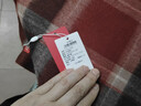 红豆（Hodo）100%纯羊毛女士格子围巾骐骥红围脖送女生圣诞节生日礼物礼盒装 实拍图