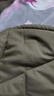 春秋季轻薄款女士新款小棉袄短款纯色翻领薄款外套棉衣女百搭棉服 卡其 3XL 建议110-125斤 实拍图
