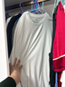 京东京造【10A抗菌T】长袖t恤男卫衣打底衫衣服白小T男装 白色 XL 实拍图