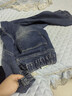 顶峰保罗（Dingfengbaoluo）水洗复古牛仔裤男士秋季宽松直筒休闲长裤子男74青蓝XL 实拍图