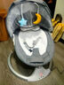 优乐博（YOULEBO）婴儿玩具0-1岁宝宝摇椅哄娃神器电动摇摇椅新生儿见面礼物满月 婴儿用品哄睡摇篮摇摇床【灰色】 [热卖TOP1] 哄睡神器婴儿摇摇椅 实拍图