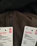 优衣库女装HEATTECH弹力摇粒绒半拉链套头衫/打底衫479693 39 棕黑色 3XL /170/108C 实拍图