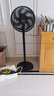 美的（Midea）【超级单品】七叶轻音立式电风扇家用柔风落地扇台式桌面小型风扇大风量节能摇头宿舍电扇 SAF30AB 实拍图