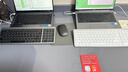 B.O.W 航世 HW299无线键盘鼠标套装充电 静音超薄笔记本电脑办公通用外接数字键盘鼠标 灰黑电池套装【超薄静音】 实拍图