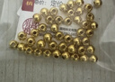 喜上眉梢足金999转运珠3D硬金抛光面珠磨砂路路通DIY配饰散珠送礼女 4mm光珠【约0.8g】多颗重版 实拍图
