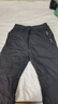 妄潮冬季羊羔绒裤子男加绒加厚防风防水保暖户外直筒羽绒棉裤大码卫裤 【重磅升级版】灰色平脚 加绒 2XL 建议体重130-140斤 实拍图