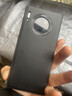 京工智造【精选真素皮】适用华为mate30pro手机壳mate30保护套软边全包防摔5g素皮轻奢高档男款简约女 曲屏Mate30Pro【静夜黑】贈水凝膜+镜头膜 实拍图