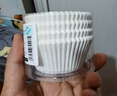 学厨 烘焙纸杯工具马芬纸杯蛋糕模具雪媚娘纸托1号白色蛋糕杯100只装 实拍图
