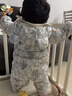 巴拉巴拉童装婴儿连体羽绒服轻薄羽绒服宝宝衣服2025冬装抱衣爬服男童女童 白蓝色调-白鸭绒 90 cm-充绒量47g 实拍图