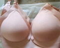 都市丽人文胸孕妇内衣怀孕期哺乳喂奶防走光产后前开扣无钢圈上托胸罩粉肤 实拍图