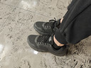 安踏男鞋运动鞋男秋冬季男士软底网面跑步鞋休闲鞋皮面保暖防水鞋子男 【热卖推荐款秋冬季男鞋】黑色 42.5 （9码） 实拍图