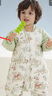 威尔贝鲁（WELLBER）恒温睡袋婴幼儿1-3岁竹棉睡衣秋冬儿童宝宝防踢被子厚夹棉 森林M 实拍图