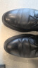 红蜻蜓皮鞋25秋冬真皮德比鞋男士商务正装皮鞋结婚新郎鞋WTA45062黑色42 实拍图