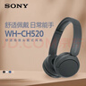 索尼（SONY）WH-CH520 舒适高效无线头戴式蓝牙耳机 舒适佩戴 音乐耳机 黑色 新年礼物 元旦 实拍图
