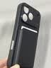 鱼非渔新款卡包苹果17ProMax手机壳iPhone16皮革卡套12保护防摔全包14皮质11插卡零钱包素皮15pro男女款X 碳黑【不掉色/优质皮质】送防磁贴 iPhone 17Pro 实拍图