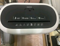 得力4级保密碎纸机办公家用大型商务纸张粉碎机小巧低噪多功能碎纸 单次6张连碎5分钟 15L 33088 实拍图