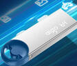 爱国者（aigo）64GB USB2.0 U盘 U212银色 金属微笑办公系列U盘 实拍图