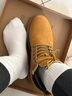 海澜之家HLA新年礼物情侣靴大黄靴男舒适秋冬马丁靴子男款 T249土黄色44 实拍图