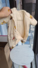 舒贝怡婴儿衣服新生儿连体衣哈衣夹棉周岁衣服满月宝宝爬爬服 59CM 实拍图