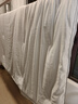水星系列家纺100%双宫茧桑蚕丝正品蚕丝被抗菌加厚子母被全棉保暖冬季被芯床品 手工定位-月光白-已质检专柜正品 100%桑蚕丝 200x230cm【8斤】冬被 实拍图