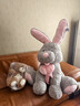 艾乐兔美国兔子公仔玩偶大号娃娃毛绒玩具兔兔生日跨年礼物送女友老婆 浅灰色美国兔公仔 1.5米送女神 实拍图