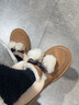 UGG秋季女士时尚舒适平底圆头蝴蝶结翻折鞋口懒人毛毛鞋 1153517 CHE | 栗色 36 实拍图