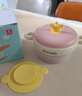新安代儿童餐具辅食碗婴儿宝宝研磨碗316L不锈钢可拆卸注水保温碗吸盘碗 【可感温】辅食碗绿+果泥勺+饭兜+硅胶软勺 实拍图