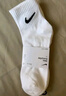 耐克速干训练短袜(3双)春季支撑柔软舒适NIKE SX7677 100白/(黑) M 实拍图