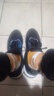 361°运动鞋男鞋雨屏7秋季雨天通勤鞋防泼水防滑黑色跑鞋子男 曜石黑/甜派橙 42 实拍图