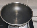 炊大皇 炒锅 304不锈钢炒菜锅煎锅 平底不粘炒锅32cm 可立可视盖不挑灶 实拍图