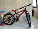 凤凰（Phoenix）儿童自行车山地车男女学生脚踏车6-15岁童车 霸道 黑红色 22寸 实拍图