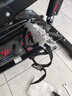 汗马 【智能游戏APP】动感单车家用运动器材健身车室内脚踏自行车 弹簧减震+加大车架+飞轮全包黑 实拍图