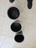 五月花压圈垃圾桶直投11L*3只装黑色分类宿舍家用卫生间厨房办公纸篓 实拍图