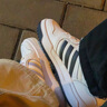 adidas ENTRAP美式校园风运动少年感复古篮球风板鞋男女阿迪达斯 白色/蓝色   40.5 实拍图