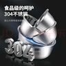 美厨（MAXCOOK）304不锈钢盆筛五件套加厚沙拉盆调料盆洗菜盆米筛味斗套装MCWA550 实拍图