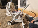 亿宝莱（yibaolai） 婴儿推车高景观可坐可躺轻便携式折叠小孩宝宝伞车bb双向婴儿车 尊享银灰+坐躺+折叠+双向推行+网布一体+四轮高配 实拍图