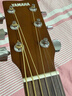雅马哈（YAMAHA）进口41英寸吉他F310民谣弹唱初学者入门学生木吉它演奏乐器F400 【升级款】40英寸FS400原木色 实拍图