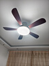 雷士（NVC）风扇灯 新中式吊扇灯中古风 餐厅客厅高显指吊灯遥控一级能效省电 似锦5叶/52寸60W全光谱/智控款 实拍图