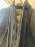 高梵风衣壳4.0七分奢华户外鹅绒服男女同款中长款秋冬羽绒服 黑色 M 实拍图