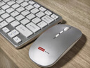 联想（Lenovo）无线蓝牙双模键鼠套装MK28 轻薄商务办公无线键盘鼠标套装适用台式机一体机笔记本平板 粉色 实拍图