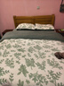 无印良品牛奶绒四件套冬季法兰绒床上四件套加绒被套200*230cm绿光森林 实拍图