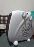奥克斯（AUX）暖风机取暖器办公室电暖气家用节能台式电暖器热风机200A2 白色-双温控【升级2.2米加长加粗线】 实拍图