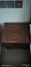 源氏木语实木床头柜北欧卧室收纳柜家用储物柜床边柜橡木胡桃色0.4m双抽 实拍图