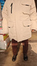 京东京造【进口极寒95鹅绒服】羽绒服男外套女冬季新款中长款 燕麦卡 2XL 实拍图