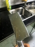 十八子作 不锈钢家用菜刀 耐滑手柄刀具盈光切片刀SL1703-B【彩盒装】 实拍图