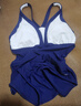 速比涛（Speedo）泳衣女绮遇系列深海设计海岛温泉度假性感连体泳衣 海蓝/白 32 实拍图