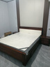 麦娅月胡桃木实木床现代简约1.8米双人软包床新中式1.5米单人储物 胡桃木床+乳胶弹簧棕垫+2柜 1800*2000mm抽屉款 实拍图