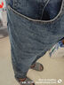 真维斯（Jeanswest）牛仔裤男秋冬季新款直筒宽松休闲长裤男弹力高端百搭阔腿裤子男 蓝色 602 34 (2尺7) 实拍图