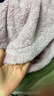 红豆居家睡衣女秋冬季法兰绒加绒加大加厚韩版法兰绒家居服套装可爱保暖 J1J732 柔光紫732 165/88A 实拍图